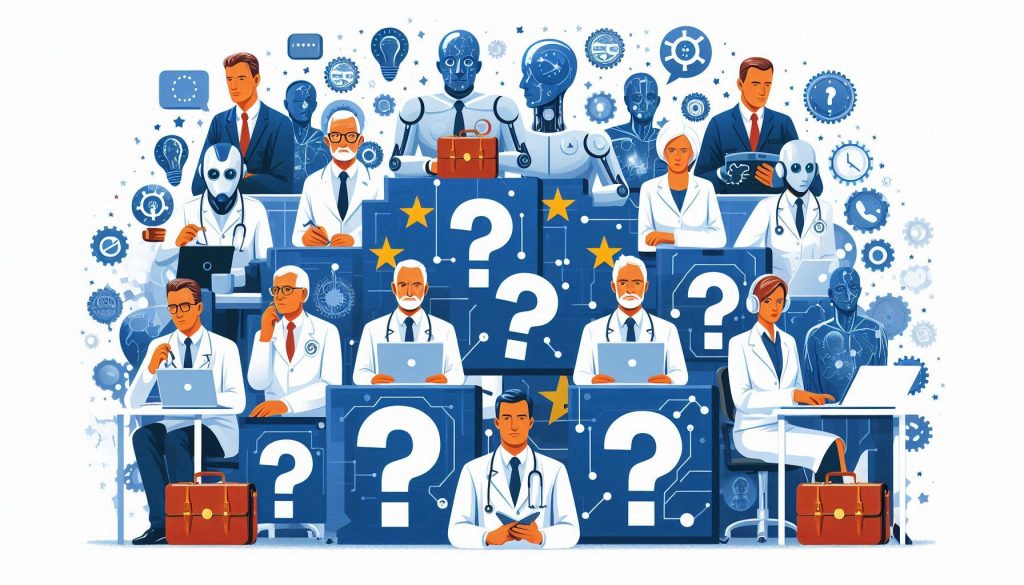 Image représentant des experts se posant des questions